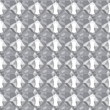 Geometrik şekilli kusursuz desen vektör çizimi