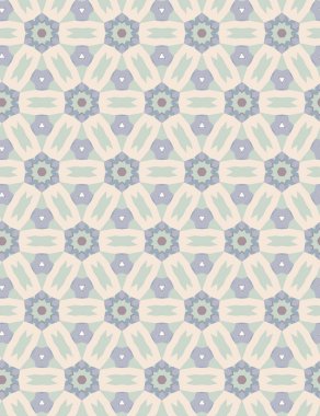 Geometrik şekilli kusursuz desen vektör çizimi