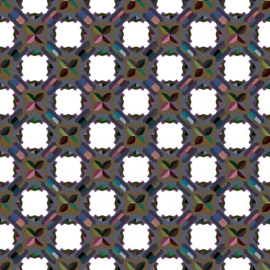 Soyut arkaplan. Renkli dokuma deseni. Modern kareli doku. Duvar kâğıdı masa örtüsü kumaşı, giysi kartpostal broşürleri için geometrik ekoseli illüstrasyon grafik veya konsept tasarımı