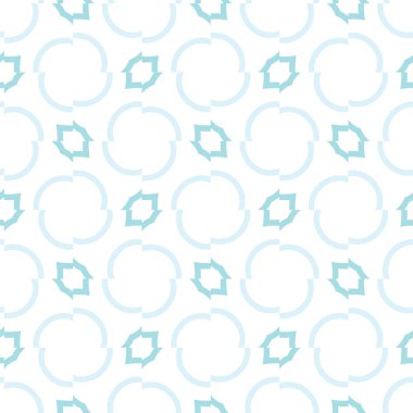 Geometrik şekilli kusursuz desen vektör çizimi