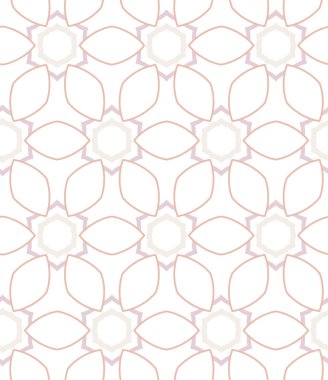 Geometrik şekilli kusursuz desen vektör çizimi