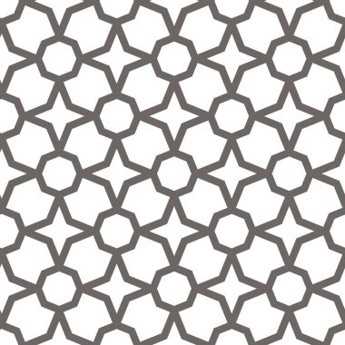 Geometrik şekilli kusursuz desen vektör çizimi