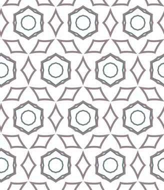 Geometrik şekilli kusursuz desen vektör çizimi
