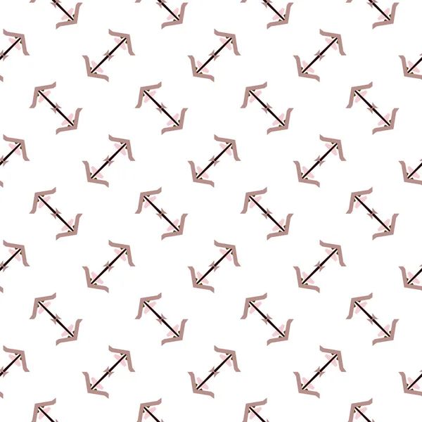 Geometrik şekilli kusursuz desen vektör çizimi