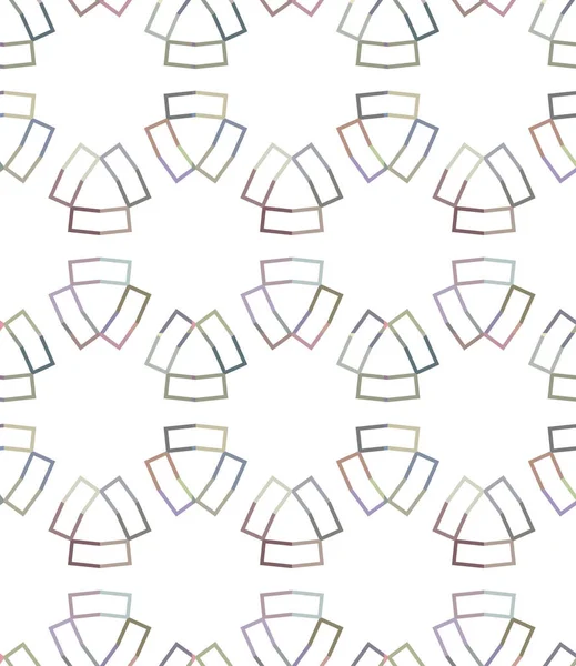 Geometrik Şekilli Kusursuz Desen Vektör Çizimi — Stok Vektör