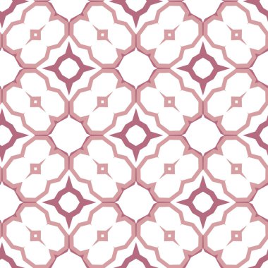 Geometrik şekilli kusursuz desen vektör çizimi