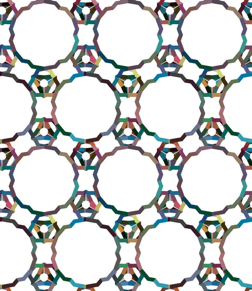 Geometrik şekilli kusursuz desen vektör çizimi