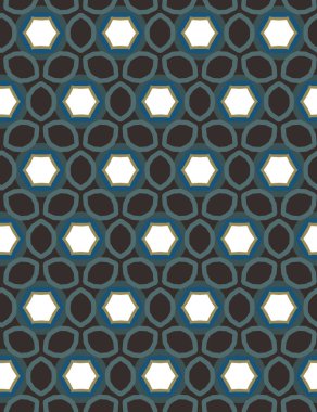 süsleme vektör illüstrasyonu, geometrik dikişsiz arkaplan