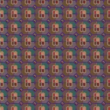 Süslemeli vektör illüstrasyonu, kopyalama alanı için soyut arkaplan