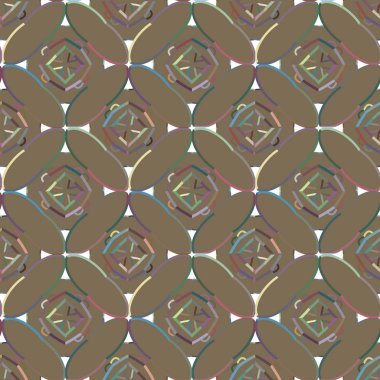 Süslemeli vektör illüstrasyonu, kopyalama alanı için soyut arkaplan