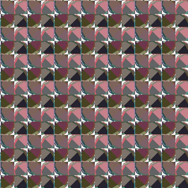 装飾壁紙ベクターイラスト幾何学的なシームレスな背景 — ストックベクタ