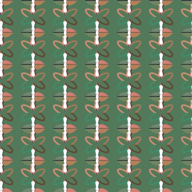 Süslemeli vektör illüstrasyonu, kopyalama alanı için soyut arkaplan