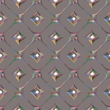 Süslemeli vektör illüstrasyonu, kopyalama alanı için soyut arkaplan