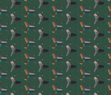 Süslemeli vektör illüstrasyonu, kopyalama alanı için soyut arkaplan