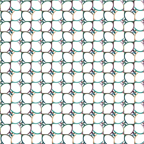 Ornament Wallpaper Vector Illustration Geometric Seamless Background — Stock Vector