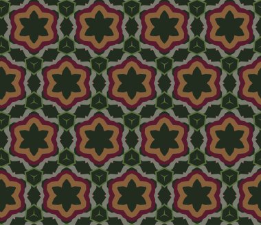 Süslemeli vektör illüstrasyonu, kopyalama alanı için soyut arkaplan