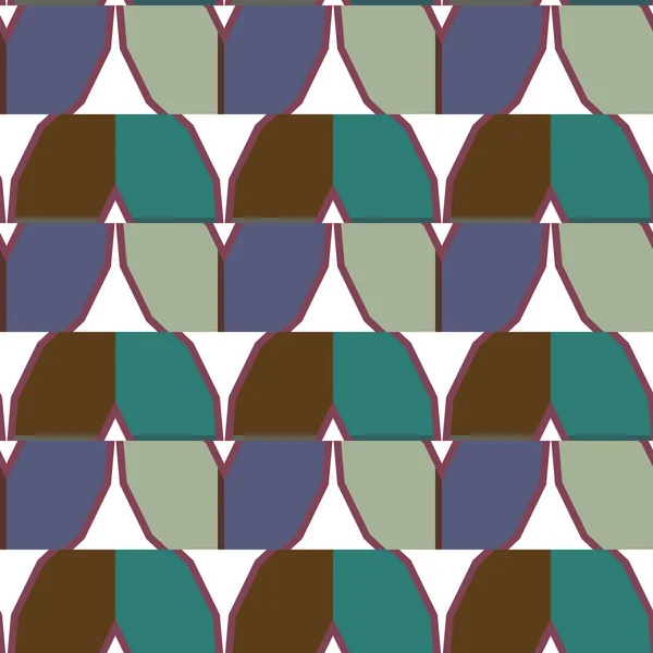 抽象矢量图解 无缝几何形状背景 — 图库矢量图片