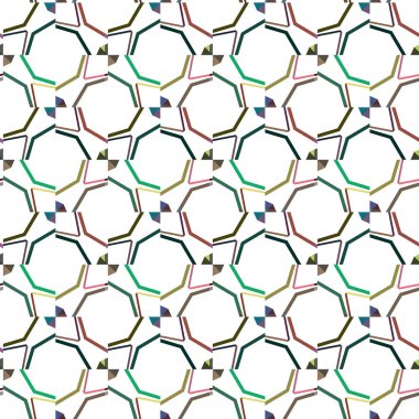 Süslemeli vektör illüstrasyonu, kopyalama alanı için soyut arkaplan