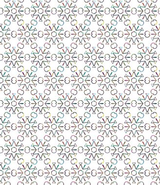 Süslemeli vektör illüstrasyonu, kopyalama alanı için soyut arkaplan