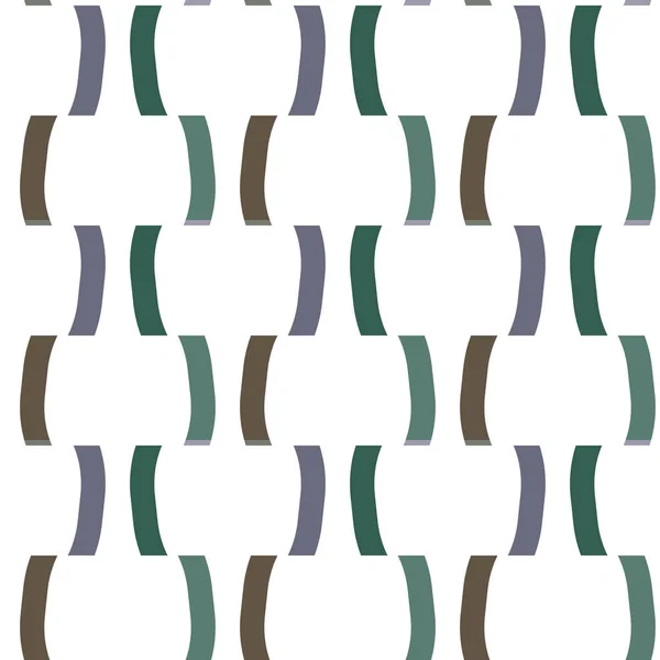 Ornament Wallpaper Vector Illustration Geometric Seamless Background — Stock Vector