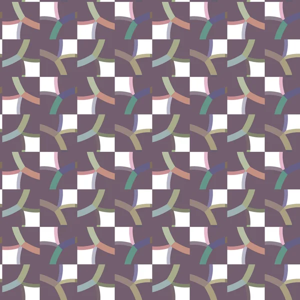 Abstrakt Vektor Illustration Sömlösa Geometriska Former Bakgrund — Stock vektor