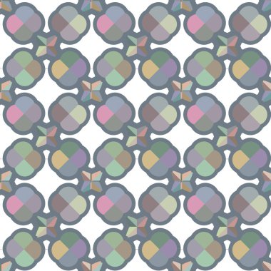 Süslemeli vektör illüstrasyonu, kopyalama alanı için soyut arkaplan