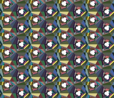 Süslemeli vektör illüstrasyonu, kopyalama alanı için soyut arkaplan