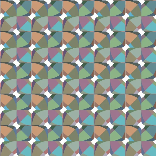 Illustration Vectorielle Fond Formes Géométriques Sans Couture — Image vectorielle
