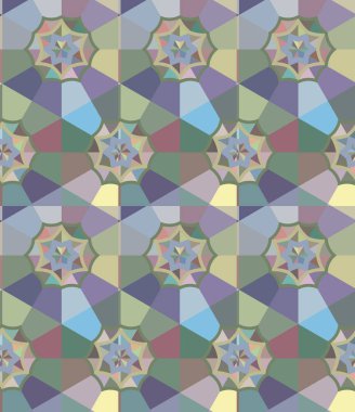 Süslemeli vektör illüstrasyonu, kopyalama alanı için soyut arkaplan