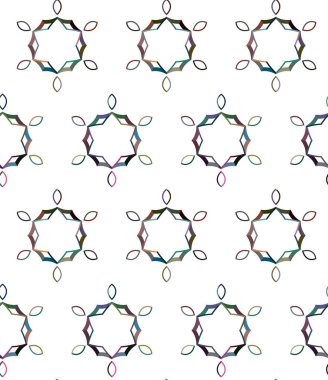 Süslemeli vektör illüstrasyonu, kopyalama alanı için soyut arkaplan