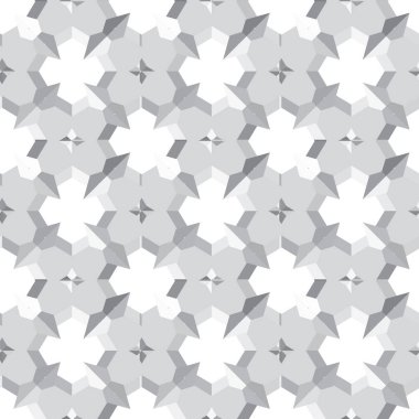 Modern geometrik vektör tasarımı, kusursuz desen çizimi