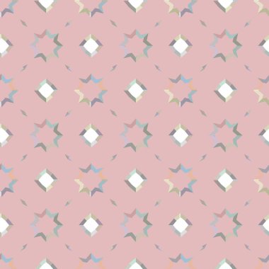 Geometrik süsleme soyut vektör arkaplanı