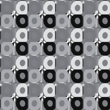 Modern geometrik vektör tasarımı, kusursuz desen çizimi