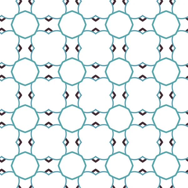 Modern Geometrik Vektör Tasarımı Kusursuz Desen Çizimi — Stok Vektör