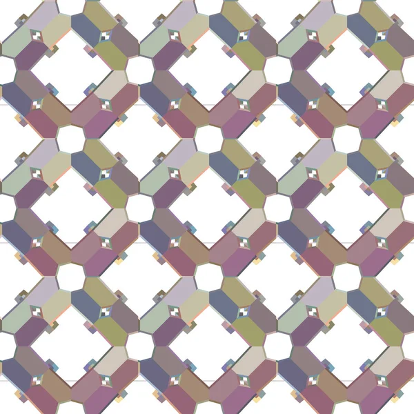 Geometrisch Ornament Abstracte Vector Achtergrond — Stockvector