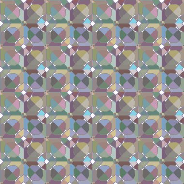 Geometrik süsleme soyut vektör arkaplanı