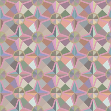 Geometrik renkli şekiller, soyut vektör arkaplanı süslemesi