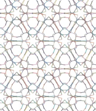 Geometrik süsleme soyut vektör arkaplanı