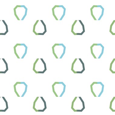 Geometrik süsleme soyut vektör arkaplanı