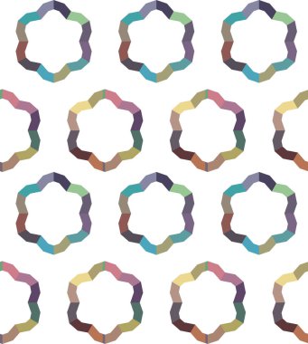 Geometrik süsleme soyut vektör arkaplanı
