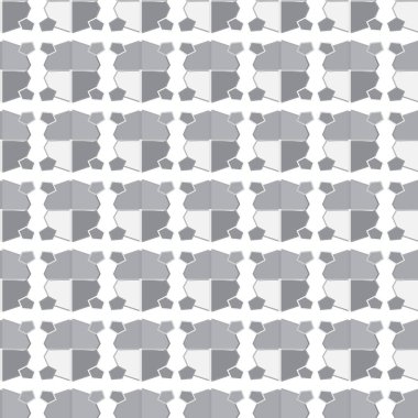 Geometrik süsleme soyut vektör arkaplanı