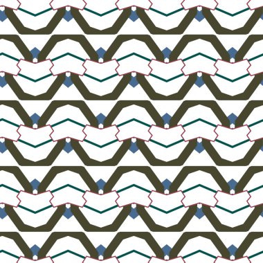 Geometrik süsleme soyut vektör arkaplanı