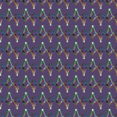 Geometrik süsleme soyut vektör arkaplanı