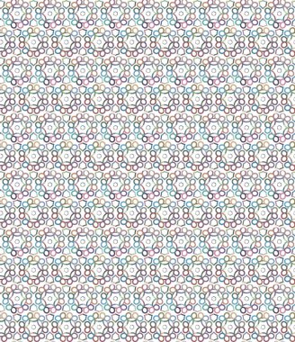 Geometrik süsleme soyut vektör arkaplanı