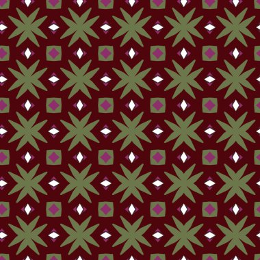 Modern geometrik vektör tasarımı, kusursuz desen çizimi