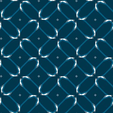 Modern geometrik vektör tasarımı, kusursuz desen çizimi