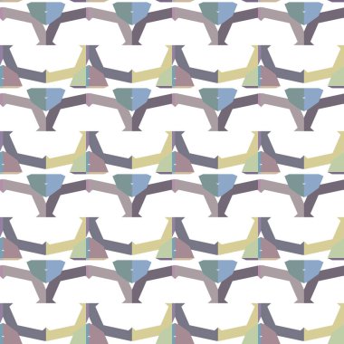 Geometrik süsleme soyut vektör arkaplanı