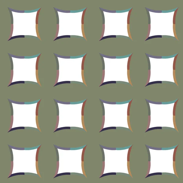 Formas Geométricas Color Fondo Vectorial Ornamental Abstracto — Vector de stock
