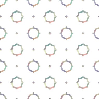 Geometrik süsleme soyut vektör arkaplanı