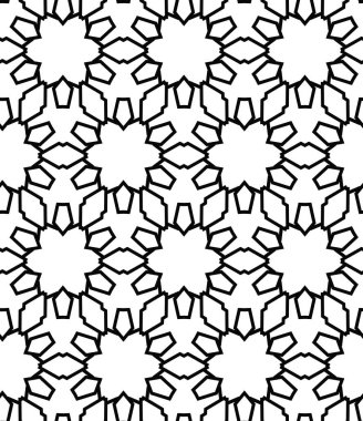 Geometrik süsleme soyut vektör arkaplanı